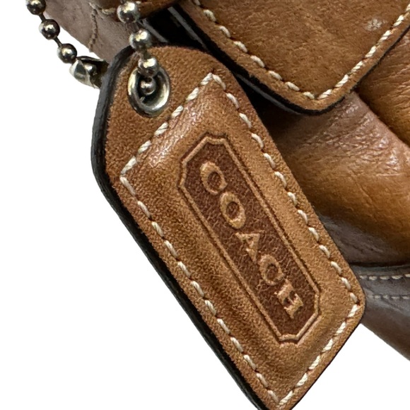 Coach brown signature hobo purse - Picture 4 of 10